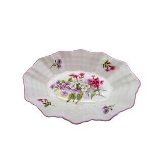 Vintage Shelley Trinket Sweet Meat Dish Stocks Pattern 13428